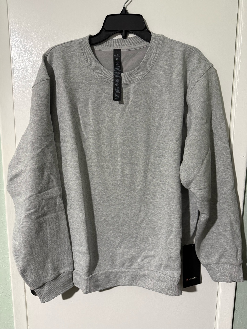 lululemon athletica Men's Light Gray Crewneck Sweatshirt